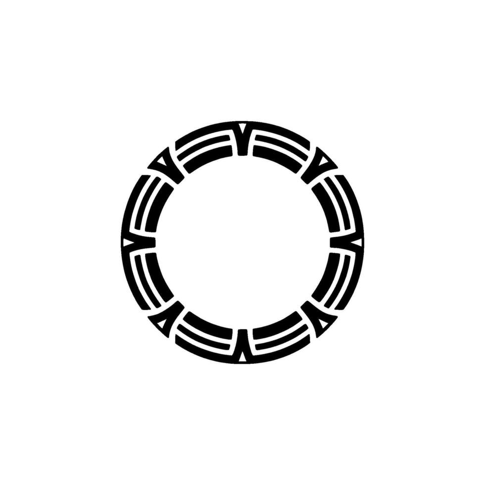 Geometric Circle Emblem, Minimalist , Circular Motif, Professional vector