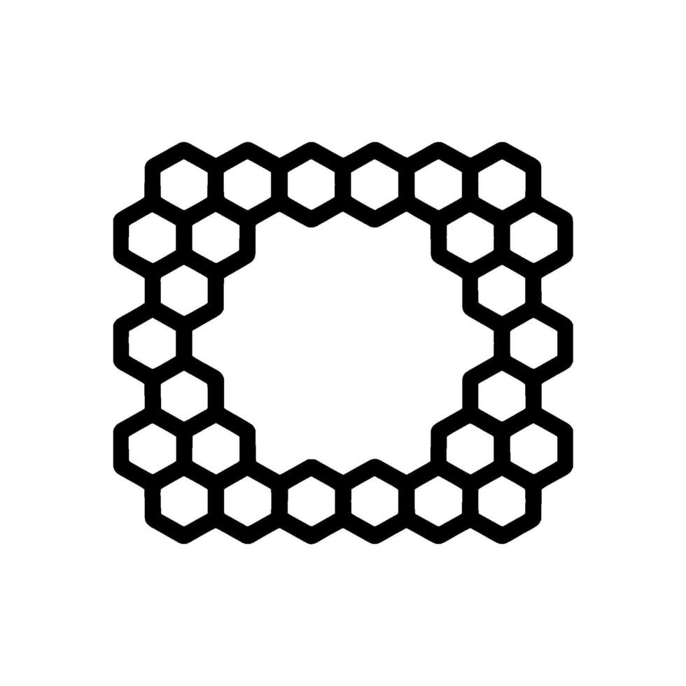 Geometric Hexagonal Framework, Minimalist vector
