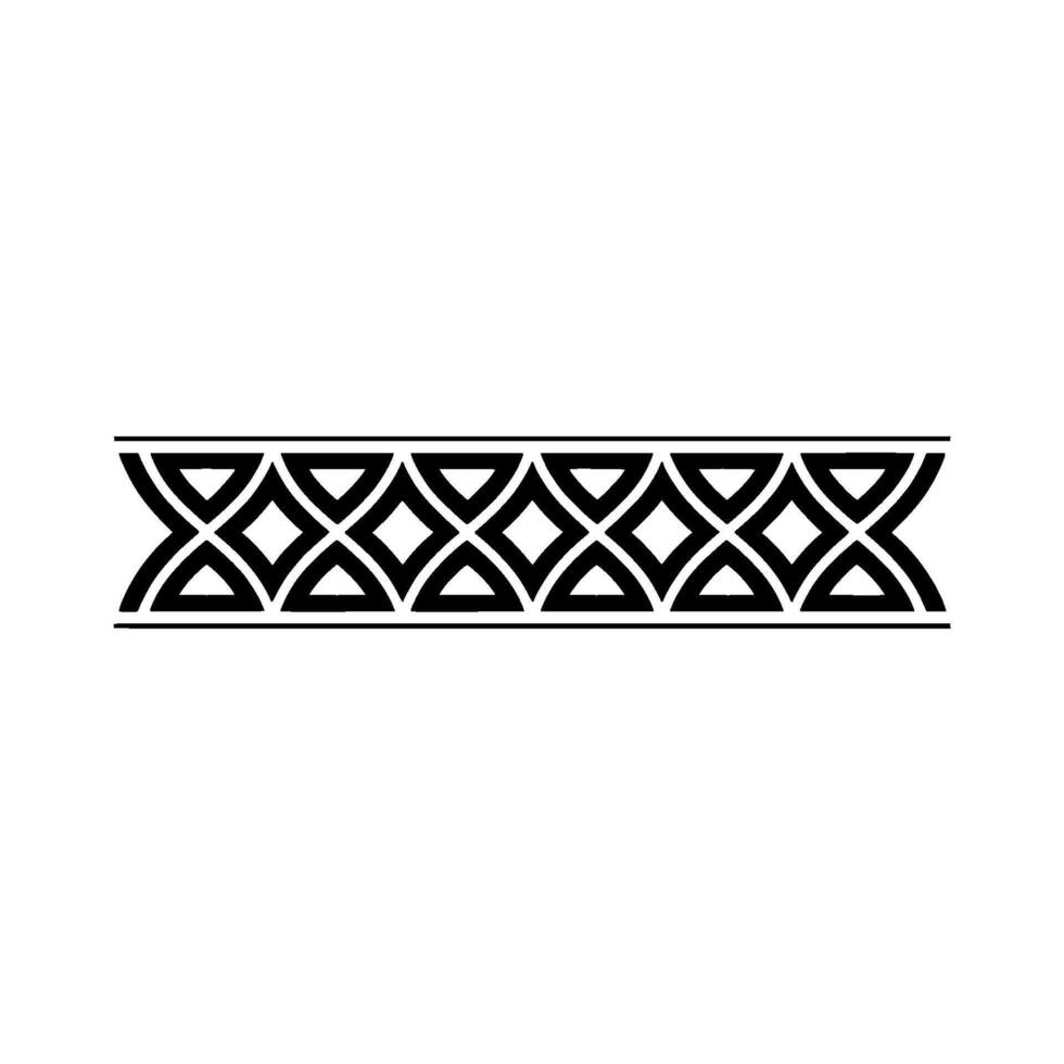 Geometric Celtic Border, Elegant Element vector