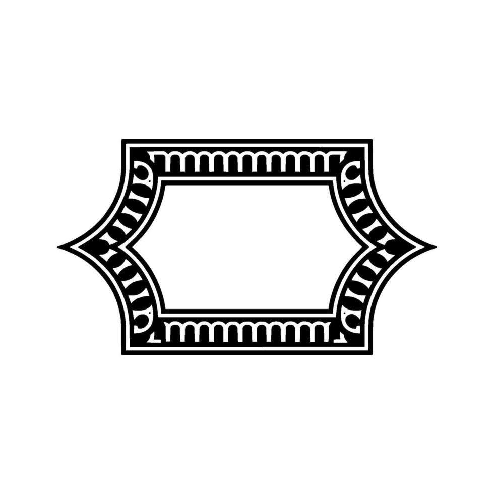 Ornate Frame, Vintage Elegance, Minimalist vector