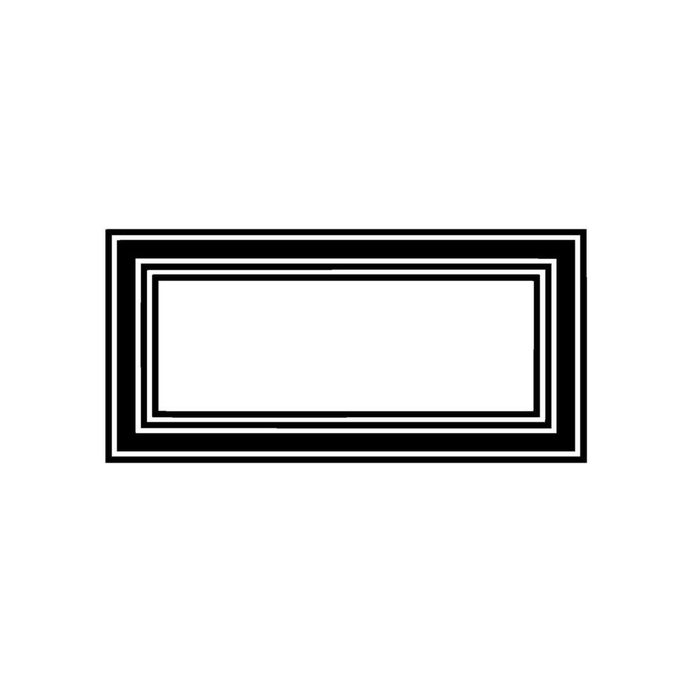 Geometric Minimalism, Layered Rectangle, Subtle Contrast vector