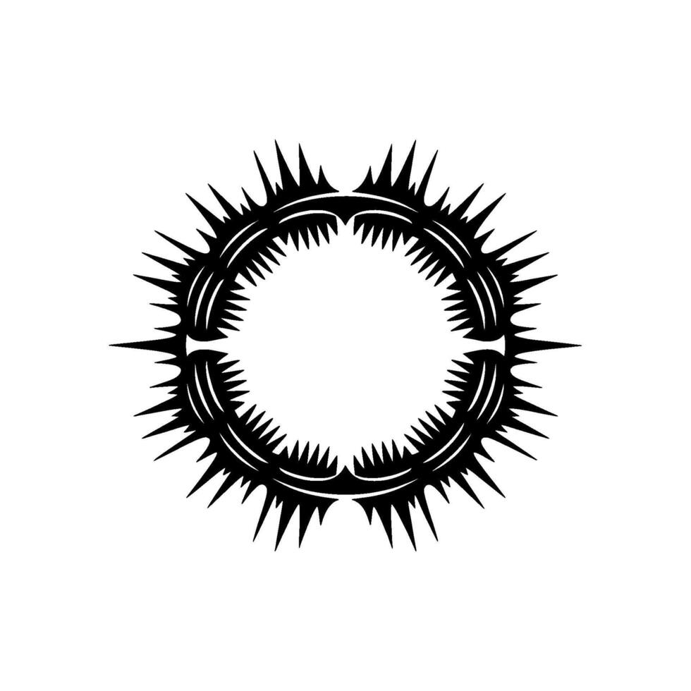 Dynamic Radial Burst, Tribal Motif, Minimalist vector