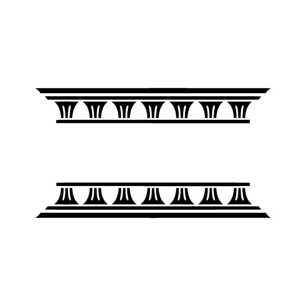 Geometric Border Elements, Minimalist , Classic Style vector