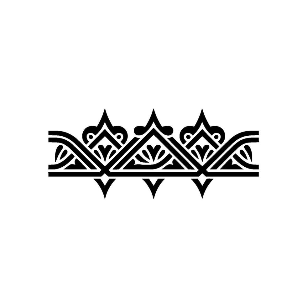 Geometric Tribal Ornament, Minimalist, Linear vector
