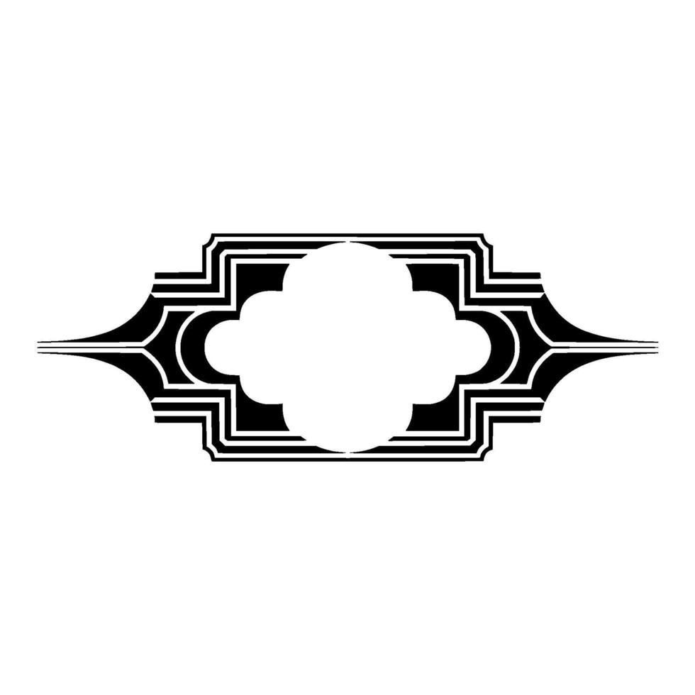 Art Deco Ornament, Geometric , Elegant Frame vector