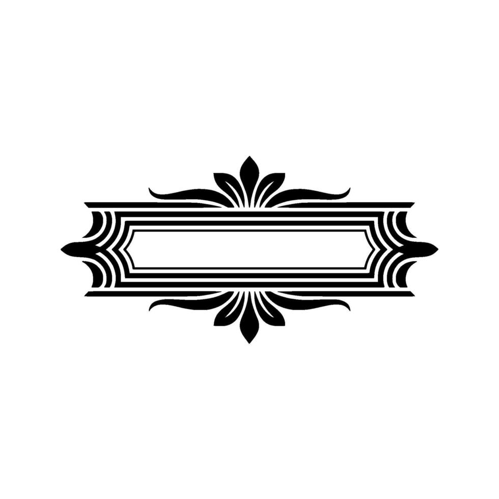 Elegant Ornamental Border, Vintage Element, Ornament vector