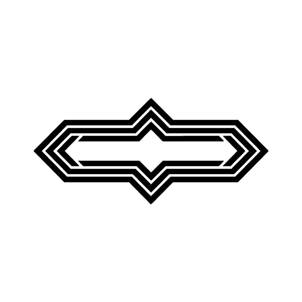 Geometric Arrowhead - Minimalist Directional vector