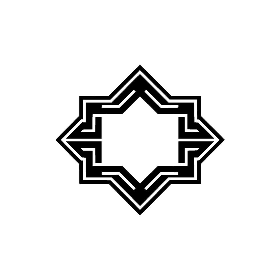 Geometric Starburst - Modern Abstract vector