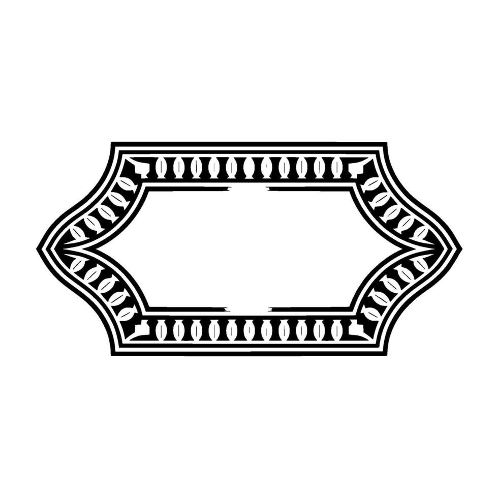 Art Deco Frame, Elegant Ornament, Vintage , Geometric Pattern vector