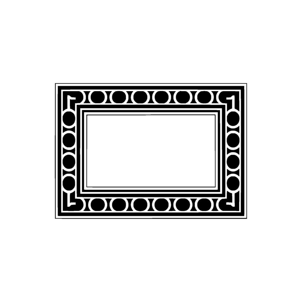 Geometric Frame, Minimalist , Negative Space, Art Deco, Abstract, Pattern, Border, Composition, Monochrome, Modern, , Template, Placeholder, Element, , Illustration, Stylized vector