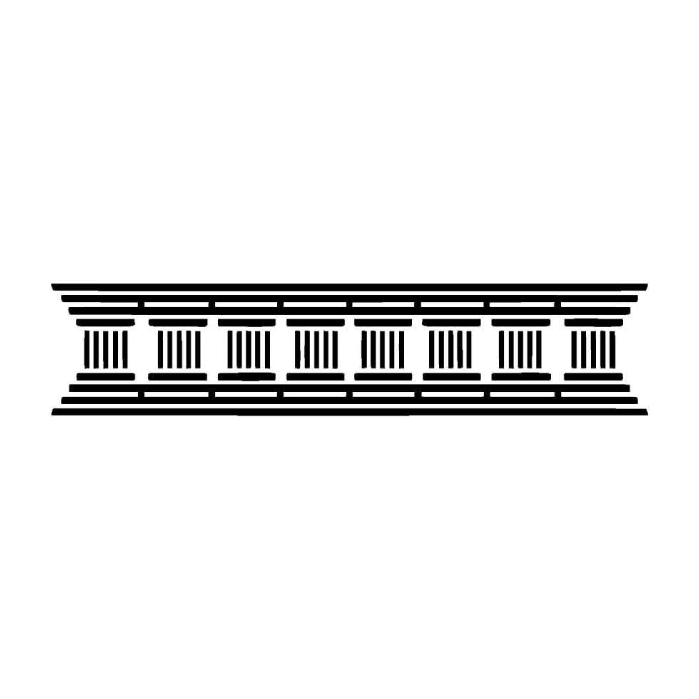 Geometric Divider, Minimalist Line Art, Modern Element vector