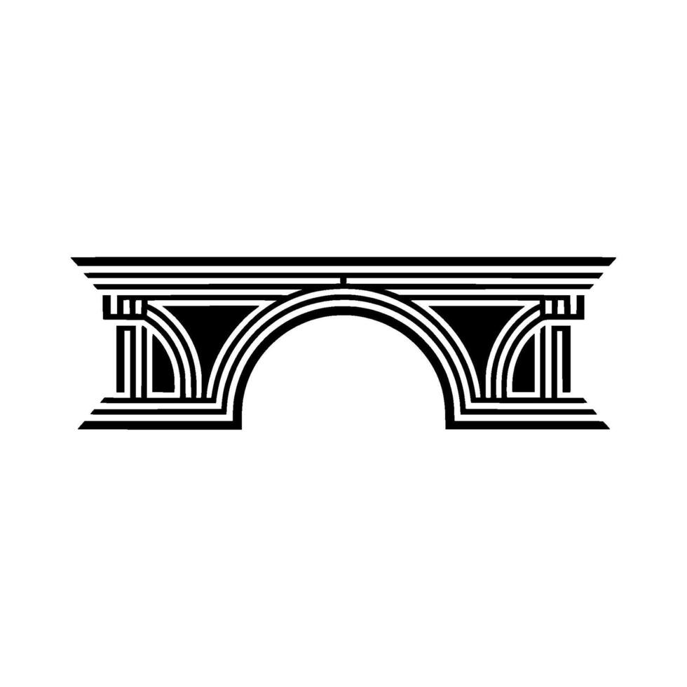 Geometric Archway, Streamlined , Minimalist, Arch vector
