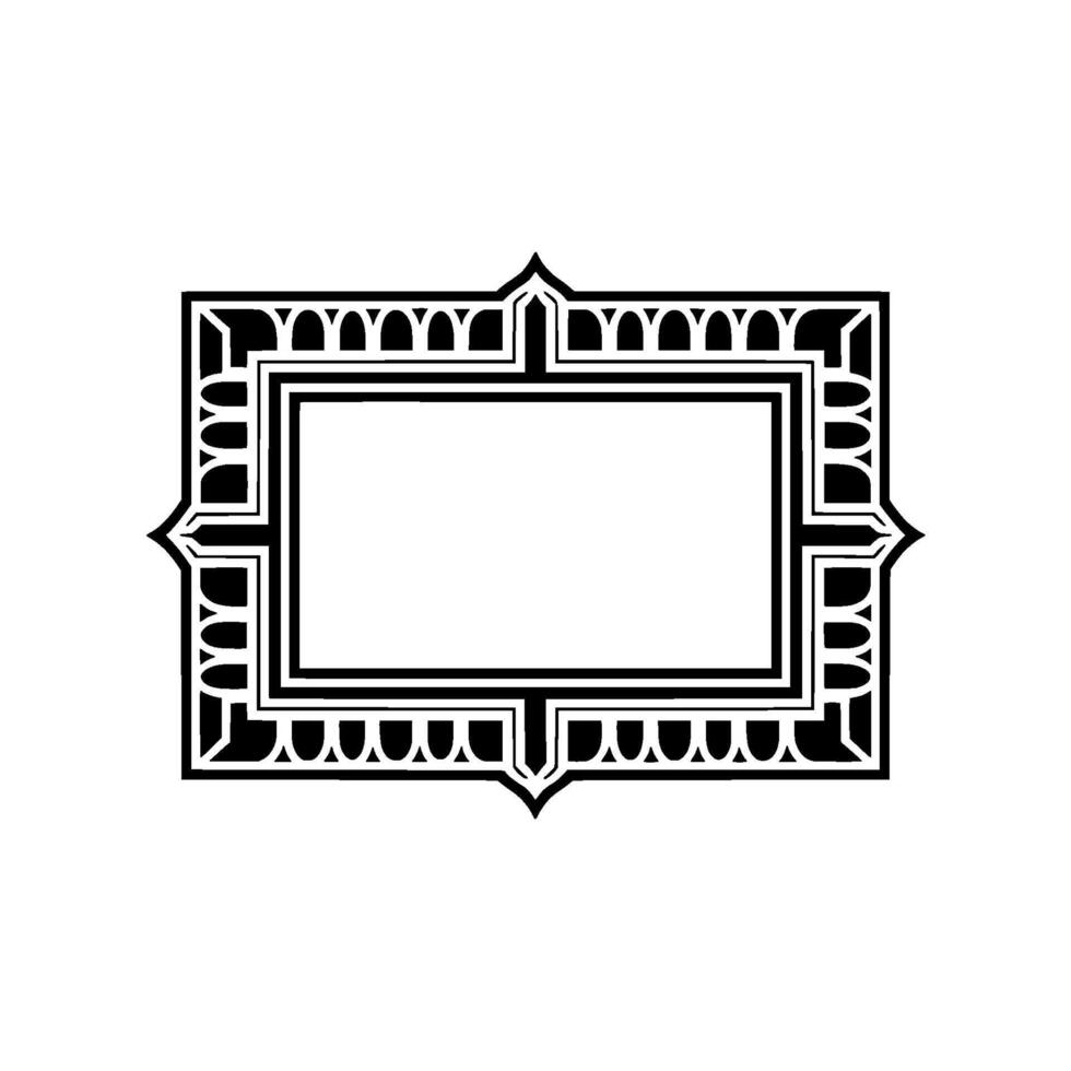 Art Deco Frame,Geometric Ornamentation, Vintage Elegance - Pattern vector
