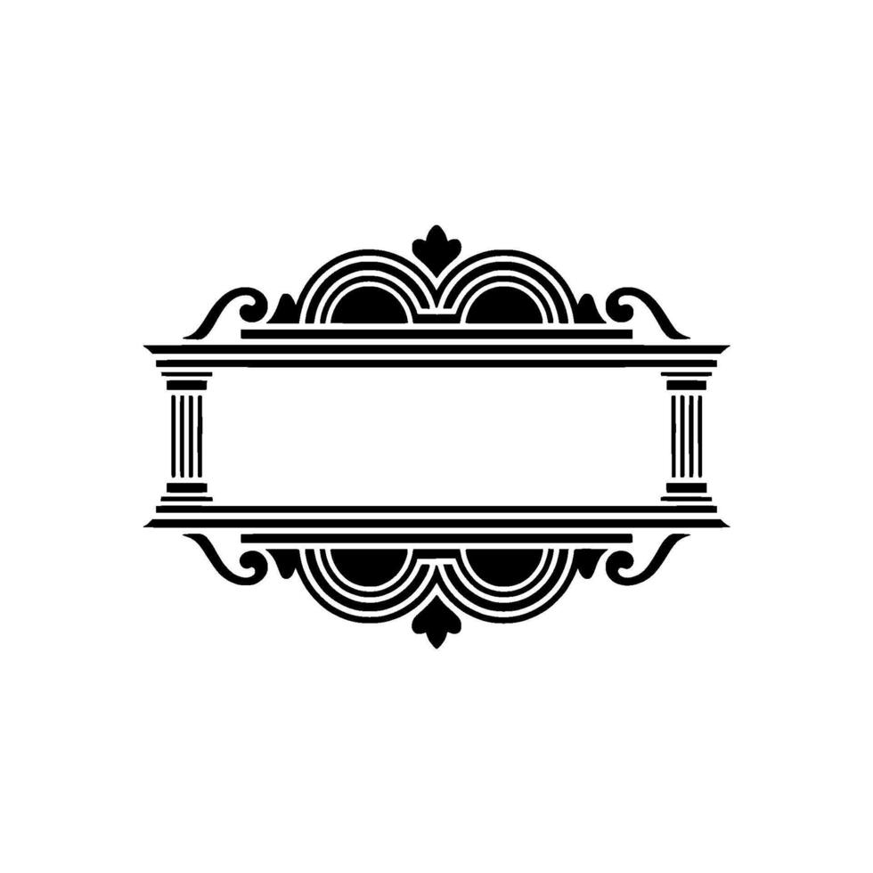 Elegant Vintage Frame,Decorative Border, Classic, Classical vector
