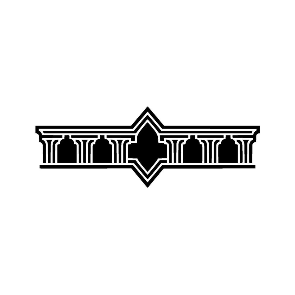 Art Deco Architectural Ornament,Geometric, Ornamentation vector