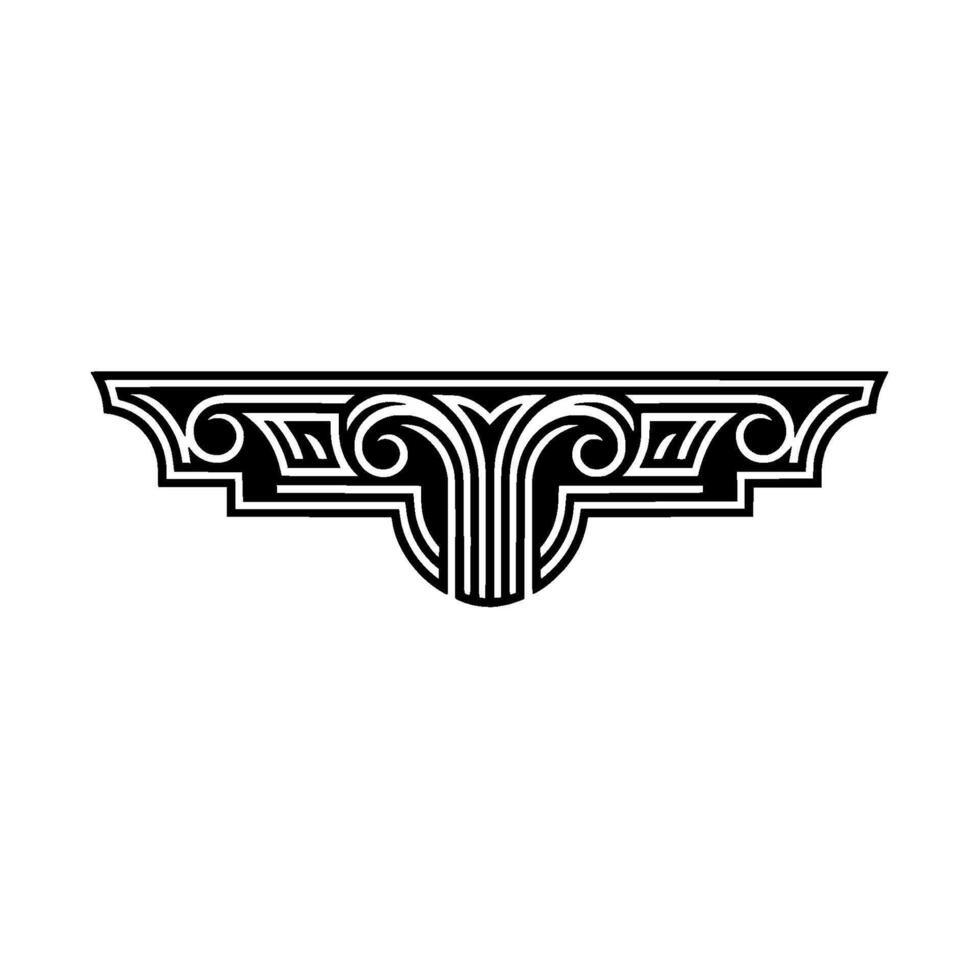 Art Deco Ornament,Geometric Border, Stylized Detail vector
