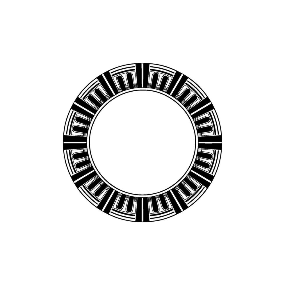 Geometric Circle, Minimalist , Abstract Pattern vector