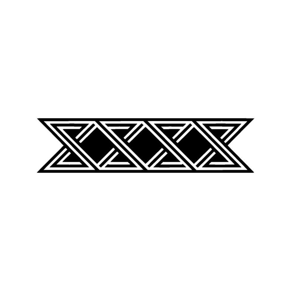 Geometric Deco Pattern, Interlocking Triangles, Minimalist vector