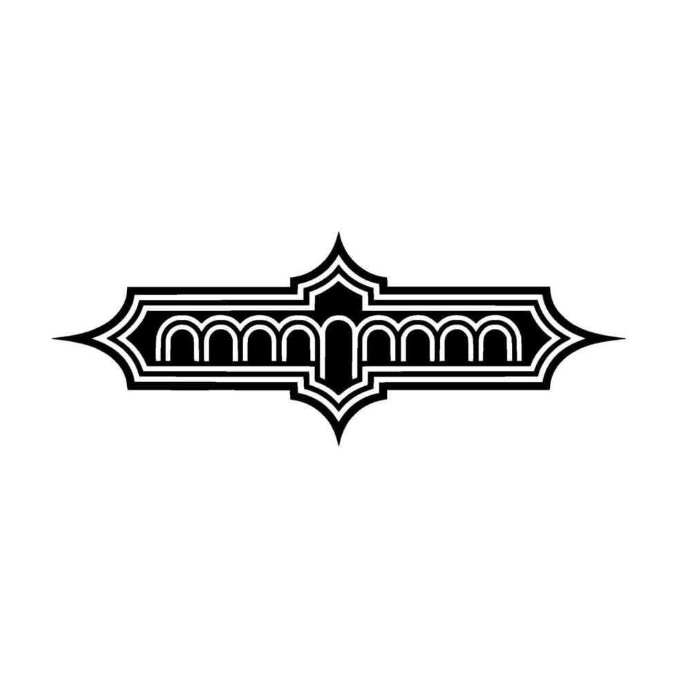 Art Deco Ornament, Elegant Border, Vintage, Minimalism vector