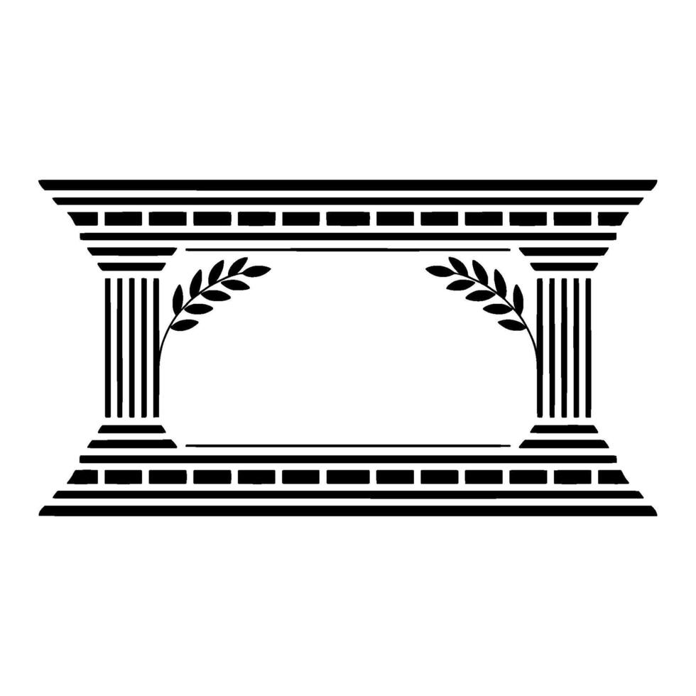 Elegant Classical Frame, Detailed Ornamentation vector