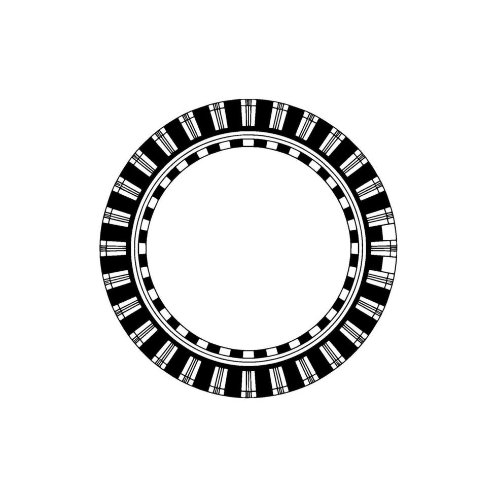 Geometric Circle Pattern, Minimalist , Abstract Texture vector
