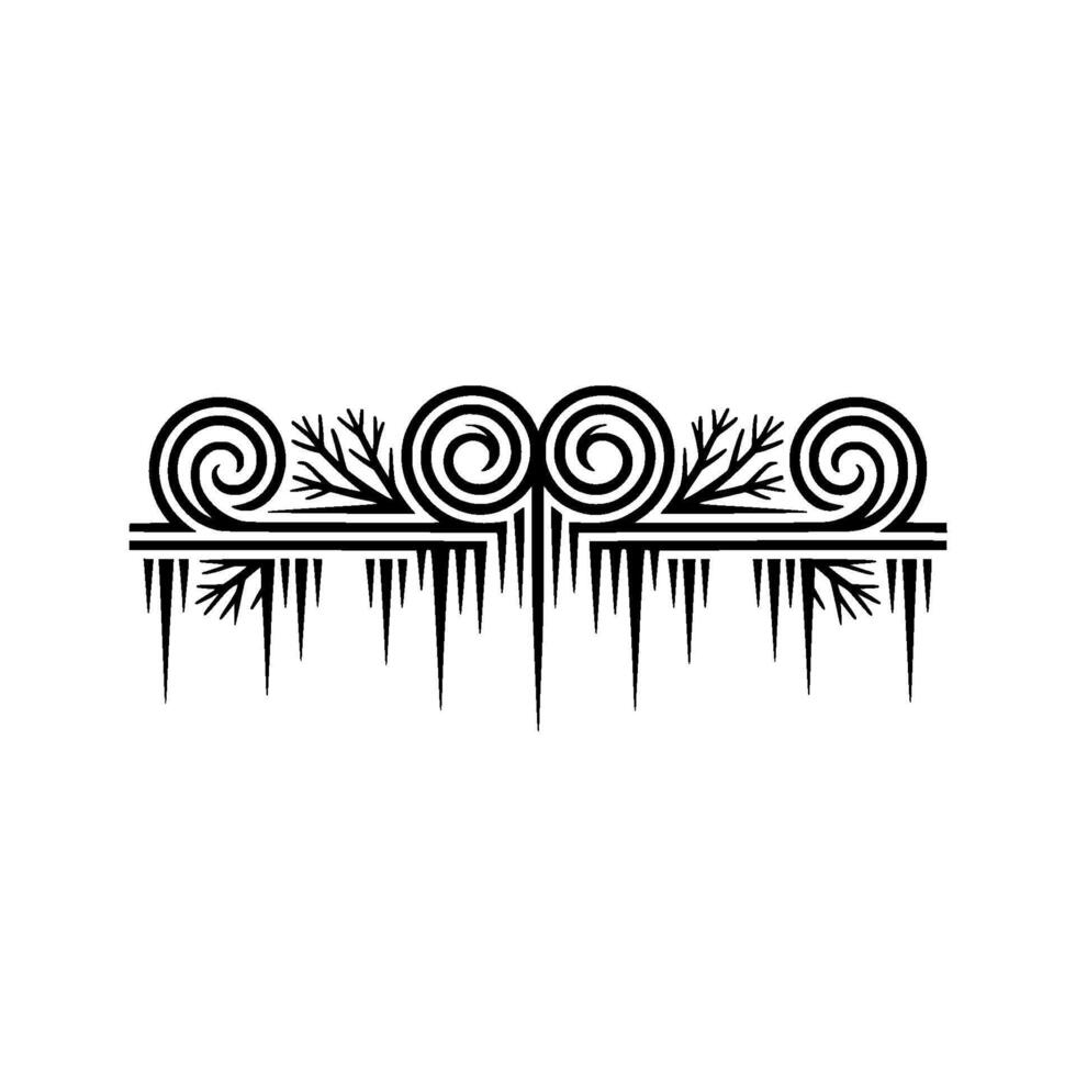 Geometric Tribal Border, Stylized Ornamentation, Ornament vector