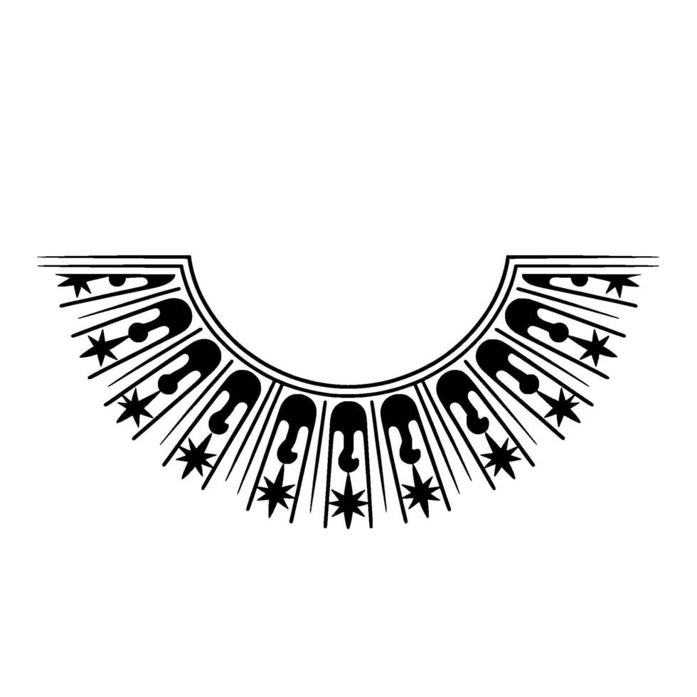 Stylized Piano Keys Minimalist Black White vector