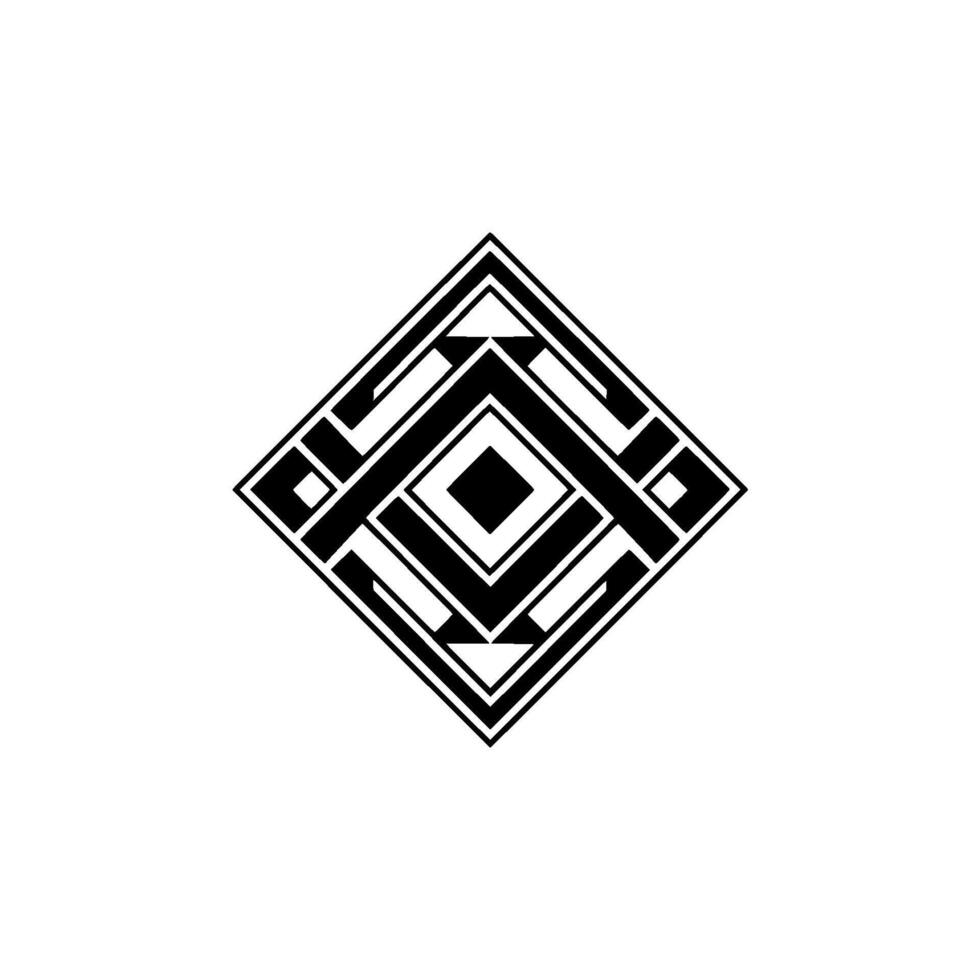 Geometric Lattice, Minimalist , Abstract Pattern vector