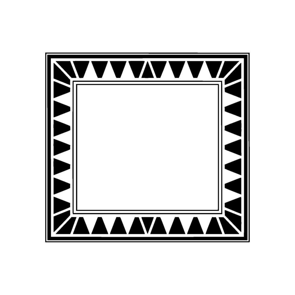 Geometric Frame, Minimalist , Blank Canvas, Triangle vector