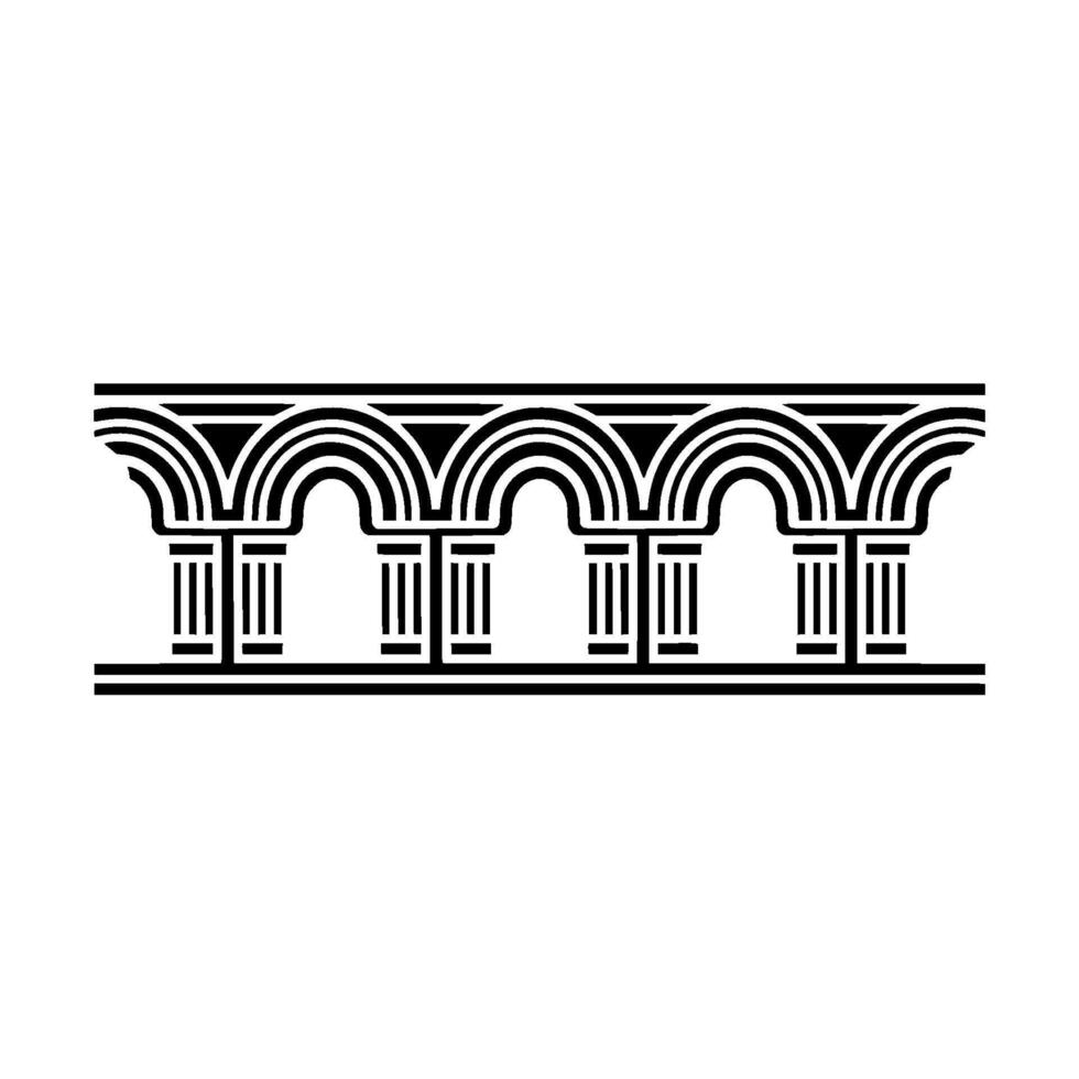 Geometric Archway, Minimalist , Architectural Motif, Architecture vector