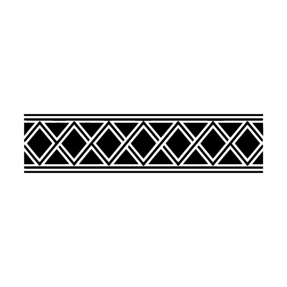 Geometric Deco Border, Minimalist Pattern, Elegant, Linear vector