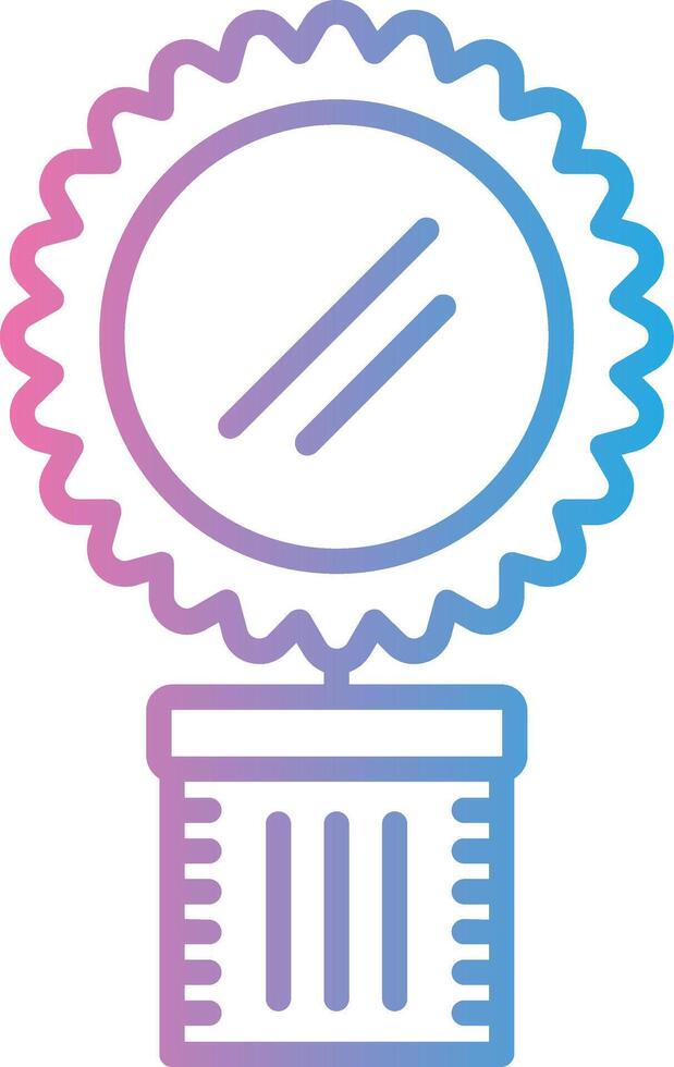 Medal Futuristic Graphic Module vector