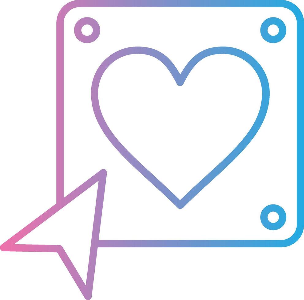 A heart with a mouse cursor on it vector
