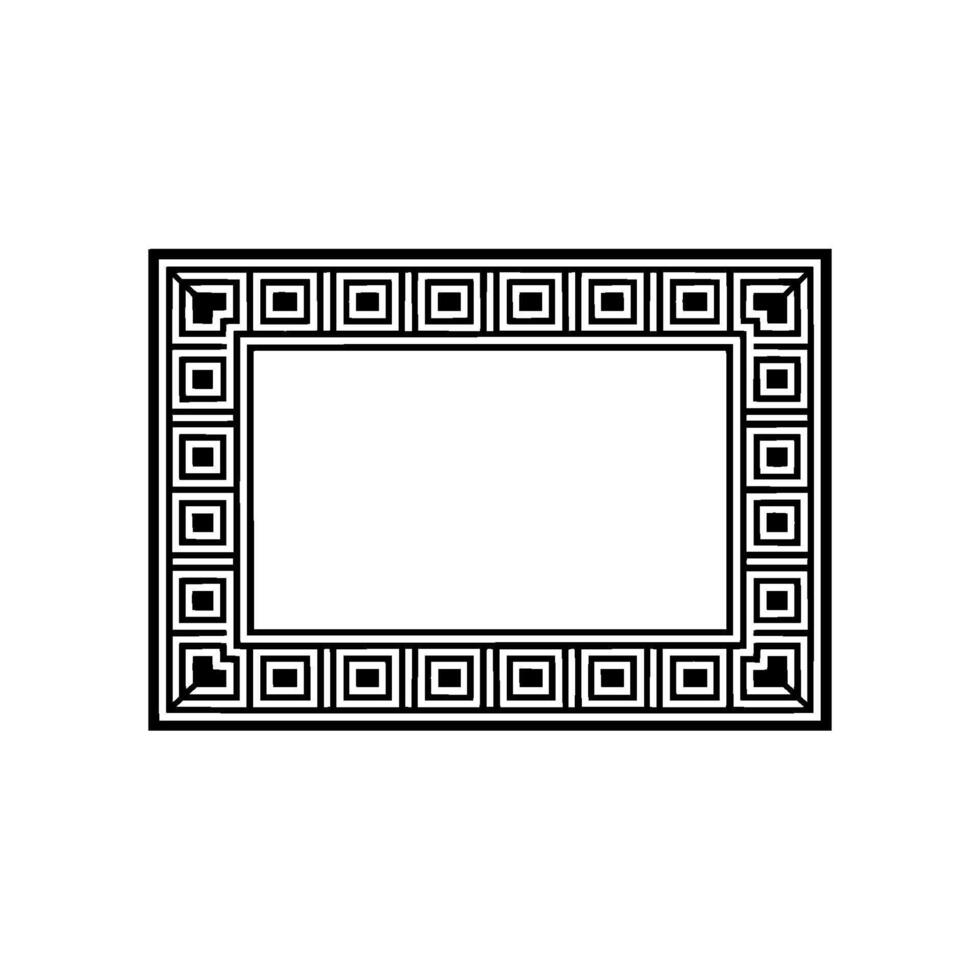 Geometric Frame, Minimalist , Modern Composition, Square vector