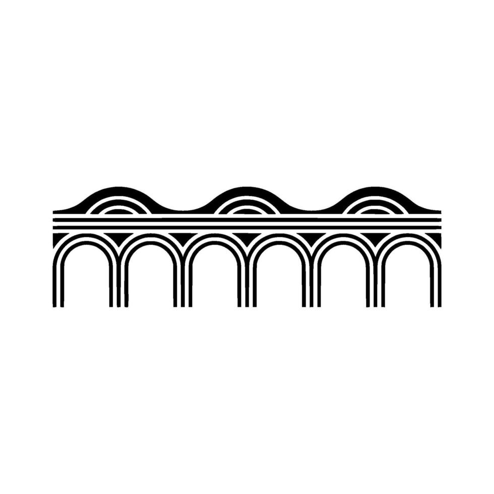 Minimalist Archway Silhouette, Geometric vector