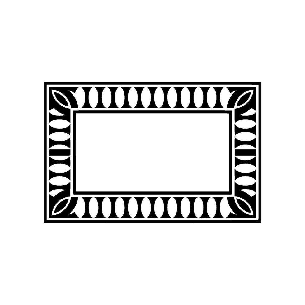 Geometric Frame, Minimalist , Abstract Pattern, Negative Space vector