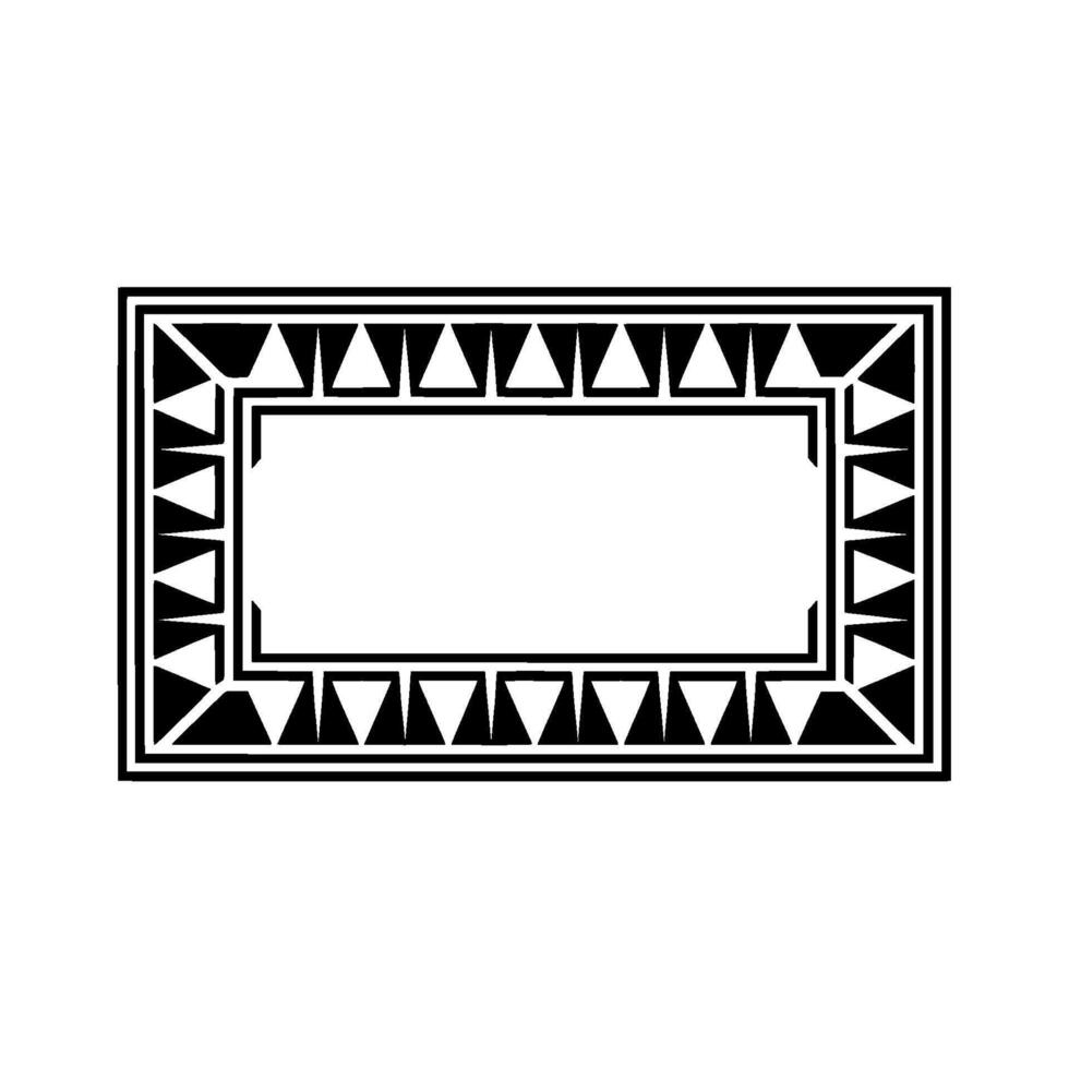 Geometric Deco Frame,Minimalist , Elegant Border, alternate version 23 vector