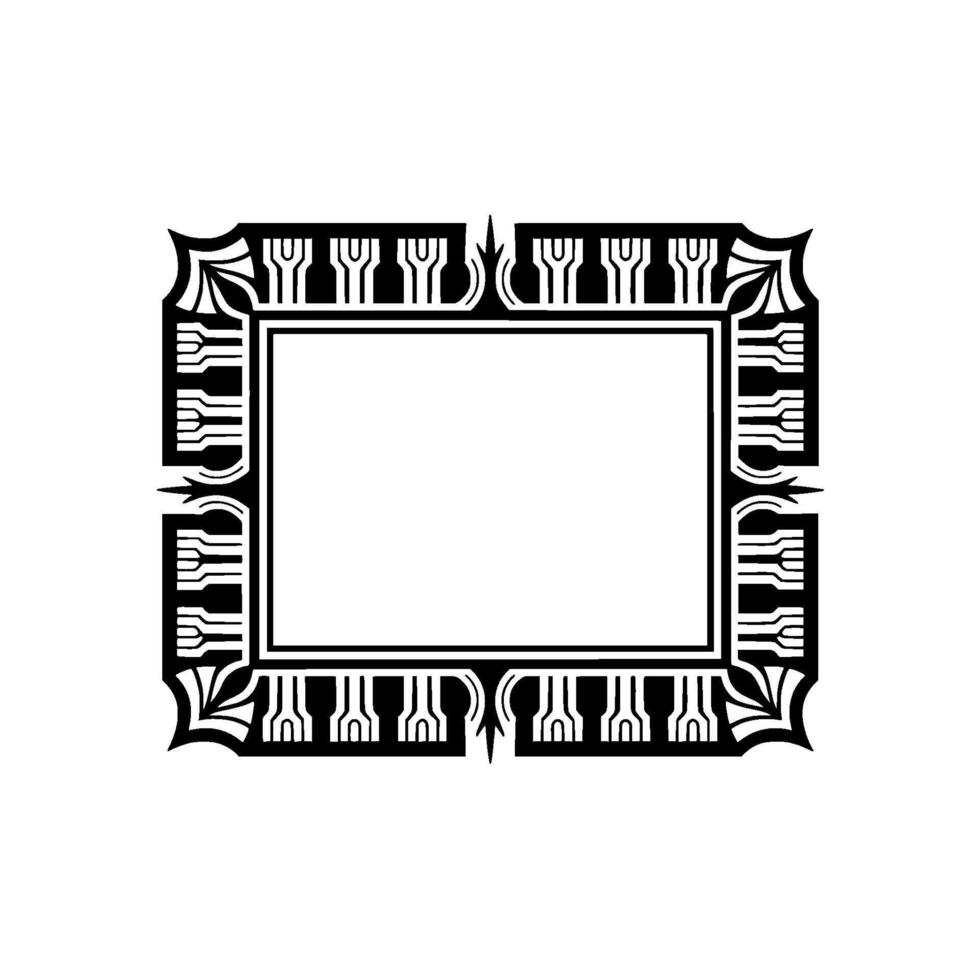 Art Deco Frame,Geometric Elegance, Vintage - Pattern vector