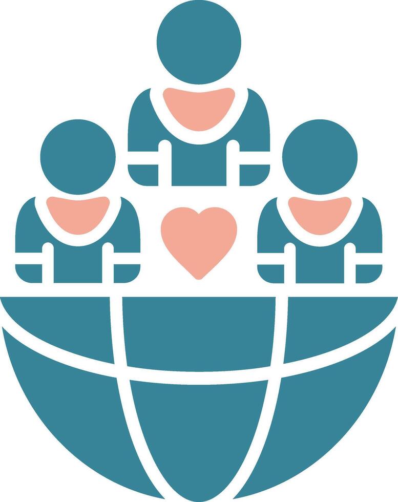 Demographic Colorful App Emblem vector