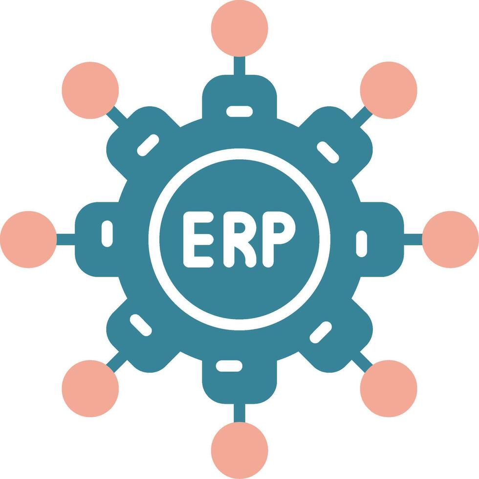 Erp Global Core Icon vector