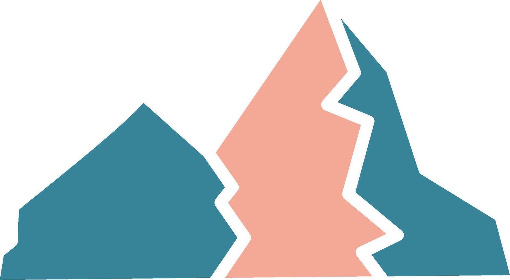 Mountain Bold Graphic Module vector