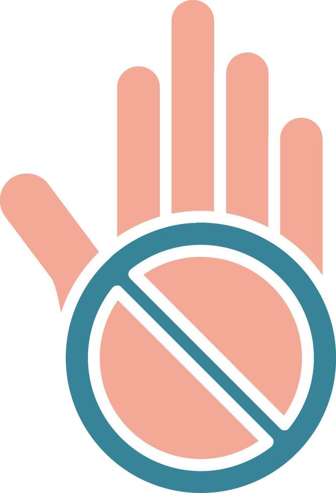 Objection Expressive Digital Mark vector