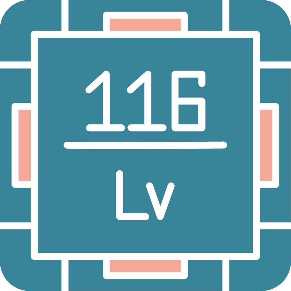 Livermorium Futuristic Core Icon vector