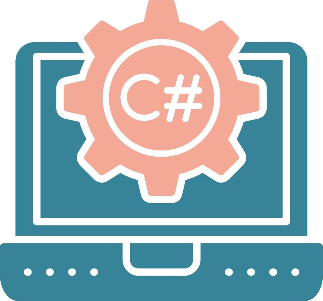 C Sharp Global App Emblem vector