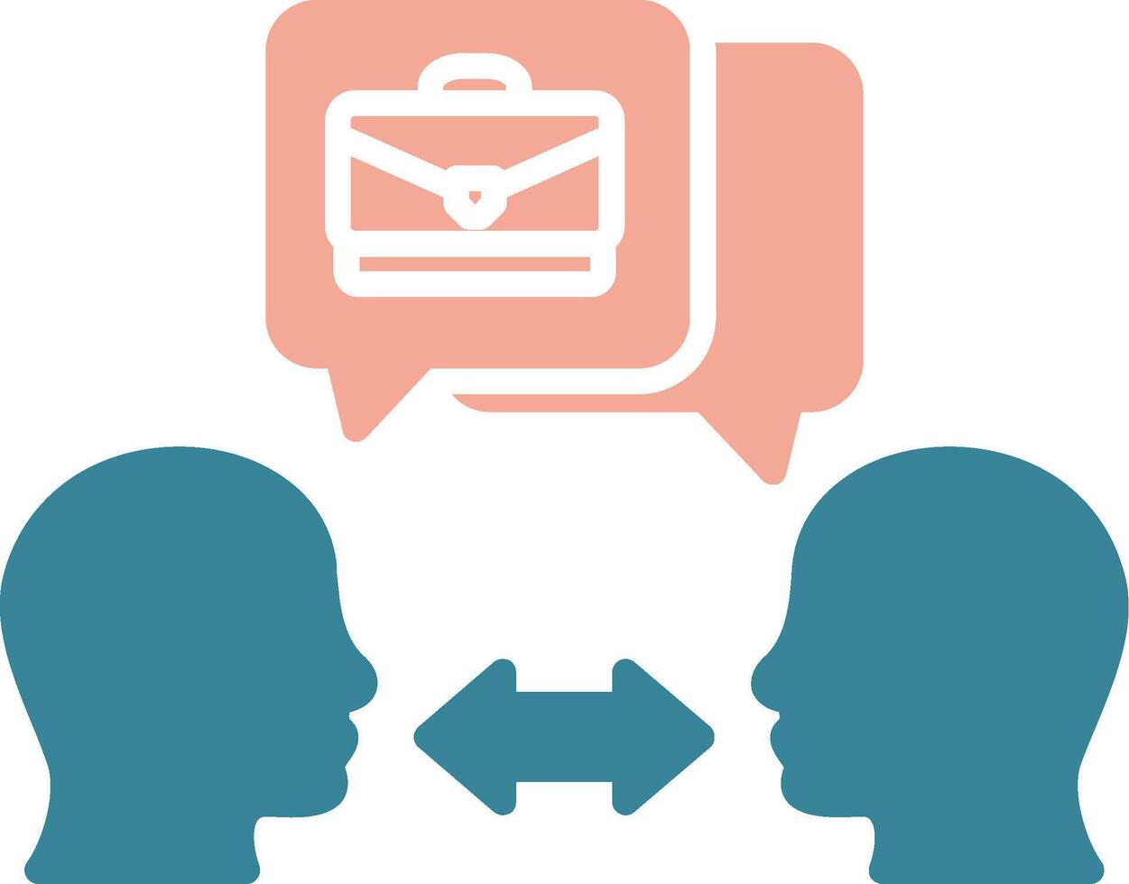 Counselling Virtual Core Icon vector