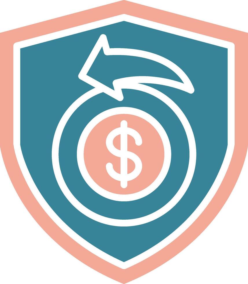 Money Back Virtual Visual Pattern vector