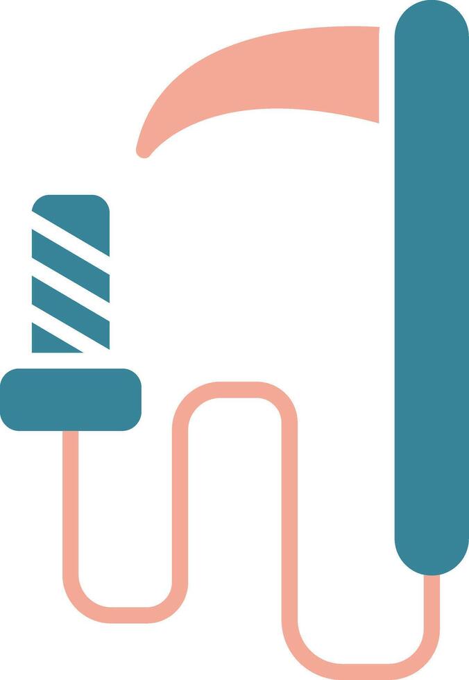 Kusarigama Crystal Core Icon vector