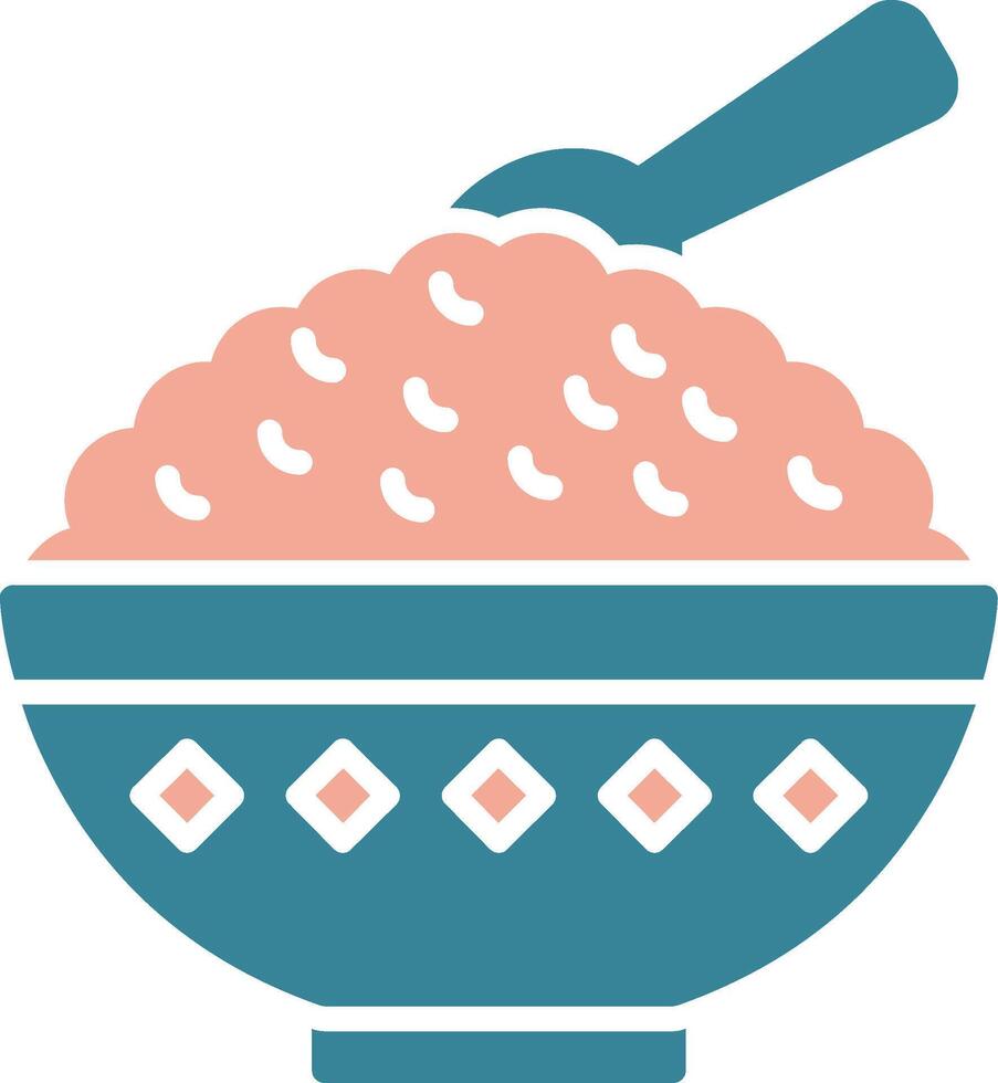 Rice Bowl Premium Interface Object vector