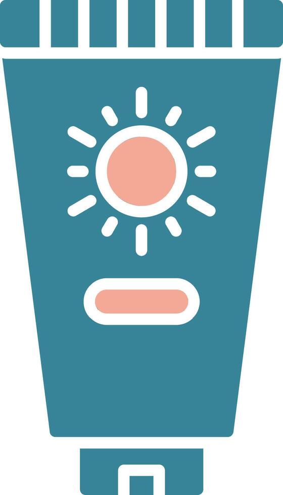 Sun Cream Seamless Visual Pattern vector
