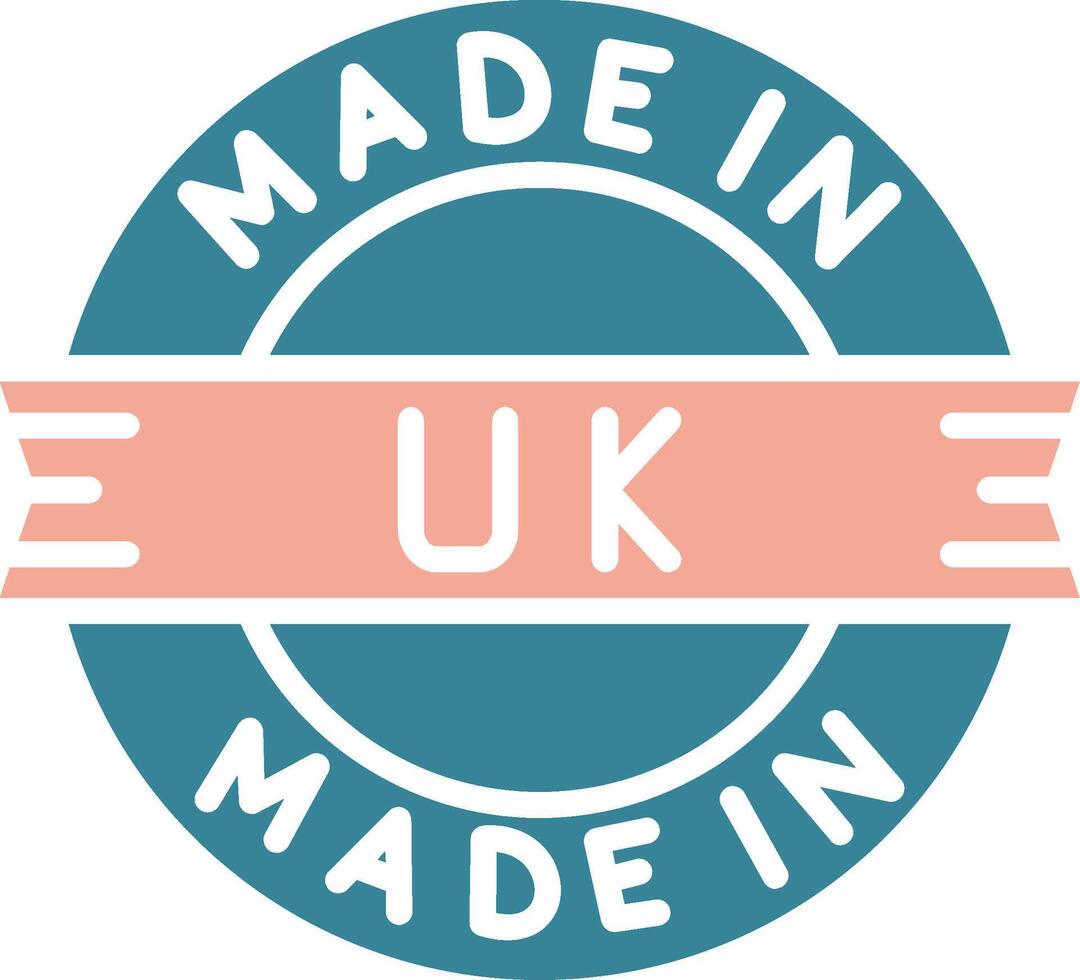 Made In Uk Bold Graphic Module vector